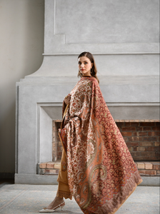 ZAIB | LUXURY KARANDI | MUSTARD LUXURY