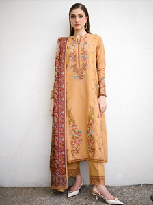 ZAIB | LUXURY KARANDI | MUSTARD LUXURY