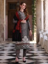 Load image into Gallery viewer, NOOR  | PASHMINA WINTER SHAWL| NOIR SAFARI