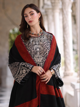 Load image into Gallery viewer, NOOR  | PASHMINA WINTER SHAWL| NOIR SAFARI