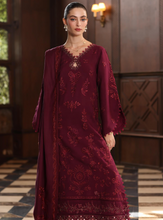 Load image into Gallery viewer, NOOR  | PASHMINA WINTER SHAWL | ROYAL CLARET