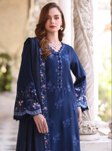 Load image into Gallery viewer, NOOR  | PASHMINA WINTER SHAWL | SAPPHIRE