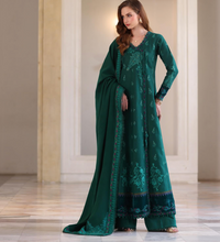 Load image into Gallery viewer, NOOR  | PASHMINA WINTER SHAWL | EMERALD REVERIE