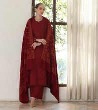 Load image into Gallery viewer, NOOR  | PASHMINA WINTER SHAWL | EMBER