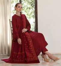 Load image into Gallery viewer, NOOR  | PASHMINA WINTER SHAWL | EMBER