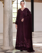 Load image into Gallery viewer, NOOR  | PASHMINA WINTER SHAWL | DAMSON