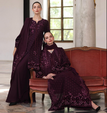 Load image into Gallery viewer, NOOR  | PASHMINA WINTER SHAWL | DAMSON