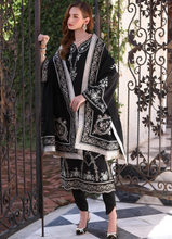 Load image into Gallery viewer, NOOR  | PASHMINA WINTER SHAWL | OBSIDIAN