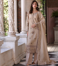 Load image into Gallery viewer, NOOR  | PASHMINA WINTER SHAWL | CARAMEL MIST