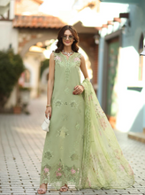 Load image into Gallery viewer, NOOR  | LUXE CHIKANKARI 26  | 3A PISTACHIO