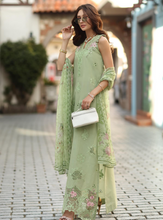 Load image into Gallery viewer, NOOR  | LUXE CHIKANKARI 26  | 3A PISTACHIO