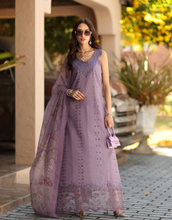 Load image into Gallery viewer, NOOR  | LUXE CHIKANKARI 26  | 4A FRENCH VIOLET