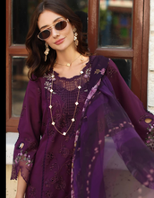 Load image into Gallery viewer, NOOR  | LUXE CHIKANKARI 26  | 5A ITTEN PLUM