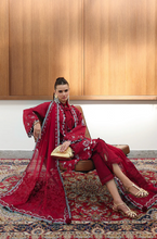 Load image into Gallery viewer, QALAMKAR | CHIKANKARI 26 | RUBY