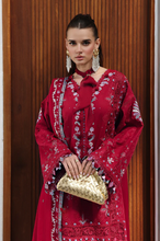 Load image into Gallery viewer, QALAMKAR | CHIKANKARI 26 | RUBY