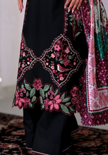 Load image into Gallery viewer, ZAIB | LUXURY LAWN | BLACK
