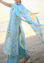 Load image into Gallery viewer, ZAIB | LUXURY LAWN | AQUA BLUE