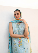 Load image into Gallery viewer, ZAIB | LUXURY LAWN | AQUA BLUE