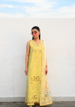 Load image into Gallery viewer, ZAIB | LUXURY LAWN | PASTEL YELLOW