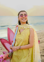 Load image into Gallery viewer, ZAIB | LUXURY LAWN | PASTEL YELLOW