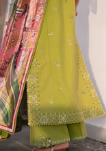Load image into Gallery viewer, ZAIB | LUXURY LAWN | LIME GREEN