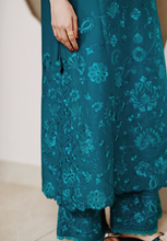 Load image into Gallery viewer, ZAIB | LUXURY LAWN | DEEP TURQUOISE