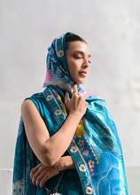 Load image into Gallery viewer, ZAIB | LUXURY LAWN | DEEP TURQUOISE
