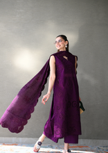 Load image into Gallery viewer, ZAIB | LUXURY LAWN | DEEP PLUM