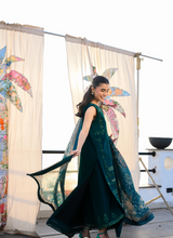Load image into Gallery viewer, ZAIB | LUXURY LAWN | EMERALD GREEN