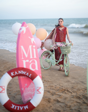 Load image into Gallery viewer, KANWAL MALIK | MIRA LAWN 26 | RED