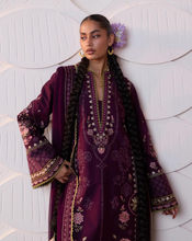Load image into Gallery viewer, HUSSAIN REHAR | LUXURY LAWN ZAN 26 | PLUM