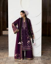 Load image into Gallery viewer, HUSSAIN REHAR | LUXURY LAWN ZAN 26 | PLUM