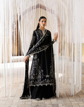 Load image into Gallery viewer, HUSSAIN REHAR | LUXURY LAWN ZAN 26 | JET BLACK