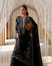 Load image into Gallery viewer, HUSSAIN REHAR | LUXURY LAWN ZAN 26 | JET BLACK