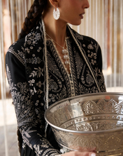 Load image into Gallery viewer, HUSSAIN REHAR | LUXURY LAWN ZAN 26 | JET BLACK