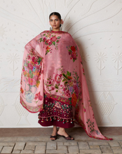Load image into Gallery viewer, HUSSAIN REHAR | LUXURY LAWN ZAN 26 | MAROON
