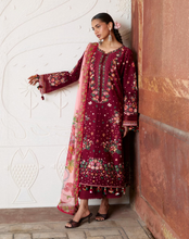 Load image into Gallery viewer, HUSSAIN REHAR | LUXURY LAWN ZAN 26 | MAROON