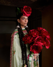 Load image into Gallery viewer, HUSSAIN REHAR | LUXURY LAWN ZAN 26 | SOFT MINT