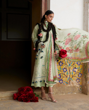 Load image into Gallery viewer, HUSSAIN REHAR | LUXURY LAWN ZAN 26 | SOFT MINT