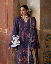 Load image into Gallery viewer, HUSSAIN REHAR | LUXURY LAWN ZAN 26 | DARK PURPLE
