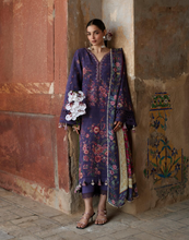 Load image into Gallery viewer, HUSSAIN REHAR | LUXURY LAWN ZAN 26 | DARK PURPLE