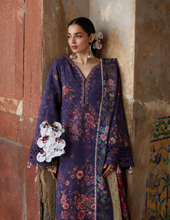 Load image into Gallery viewer, HUSSAIN REHAR | LUXURY LAWN ZAN 26 | DARK PURPLE
