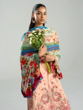 Load image into Gallery viewer, HUSSAIN REHAR | LUXURY LAWN ZAN 26 | PEACH