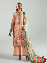 Load image into Gallery viewer, HUSSAIN REHAR | LUXURY LAWN ZAN 26 | PEACH