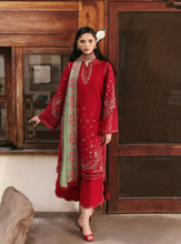 Load image into Gallery viewer, HUSSAIN REHAR | EID PRET 26 | SCARLET