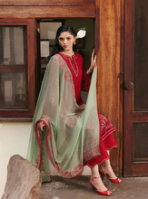Load image into Gallery viewer, HUSSAIN REHAR | EID PRET 26 | SCARLET