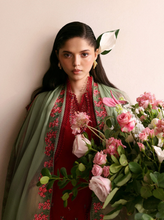 Load image into Gallery viewer, HUSSAIN REHAR | EID PRET 26 | SCARLET