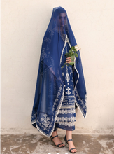 Load image into Gallery viewer, HUSSAIN REHAR | EID PRET 26 | AZURE