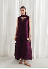 Load image into Gallery viewer, ZAIB |  LELANI LAWN | DEEP PLUM