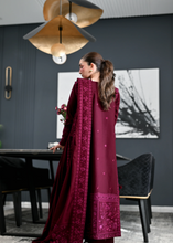Load image into Gallery viewer, ZAIB |  LUXURY KARANDI | BURGUNDY